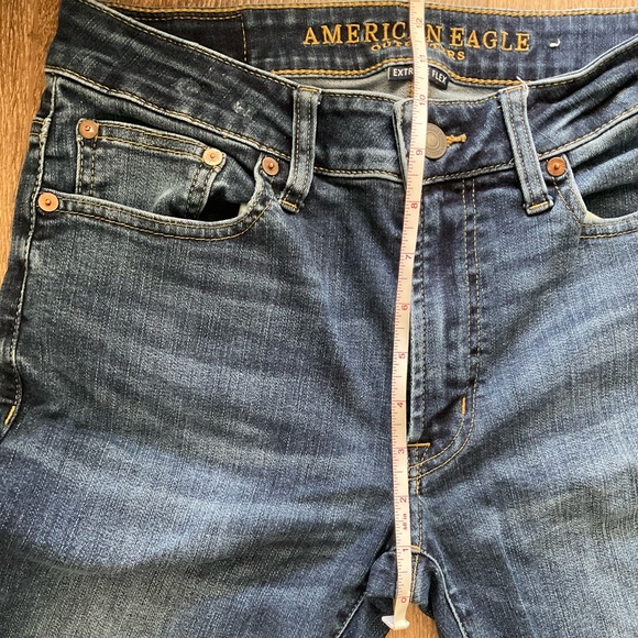 American Eagle jeans, size 8 jeans, size 9 jeans, Long legged jeans, tall jeans - Picture 6 of 6